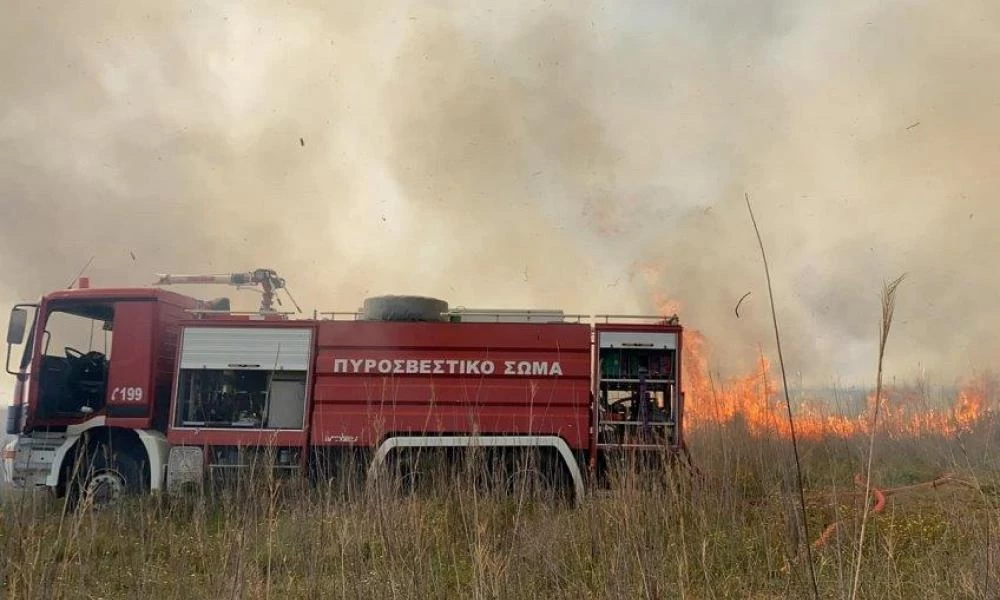 Πυρκαγιά ξέσπασε στο Βουπράσιο Αχαΐας
